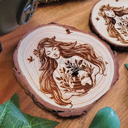 Gaia Wooden Altar Tile