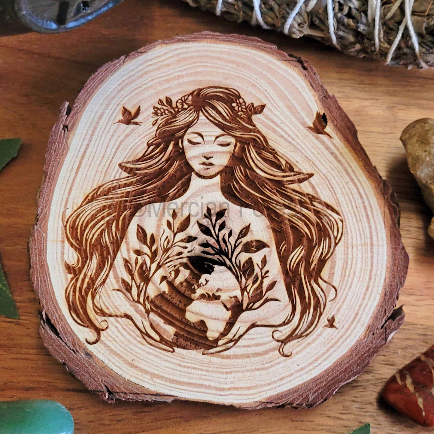 Gaia Wooden Altar Tile