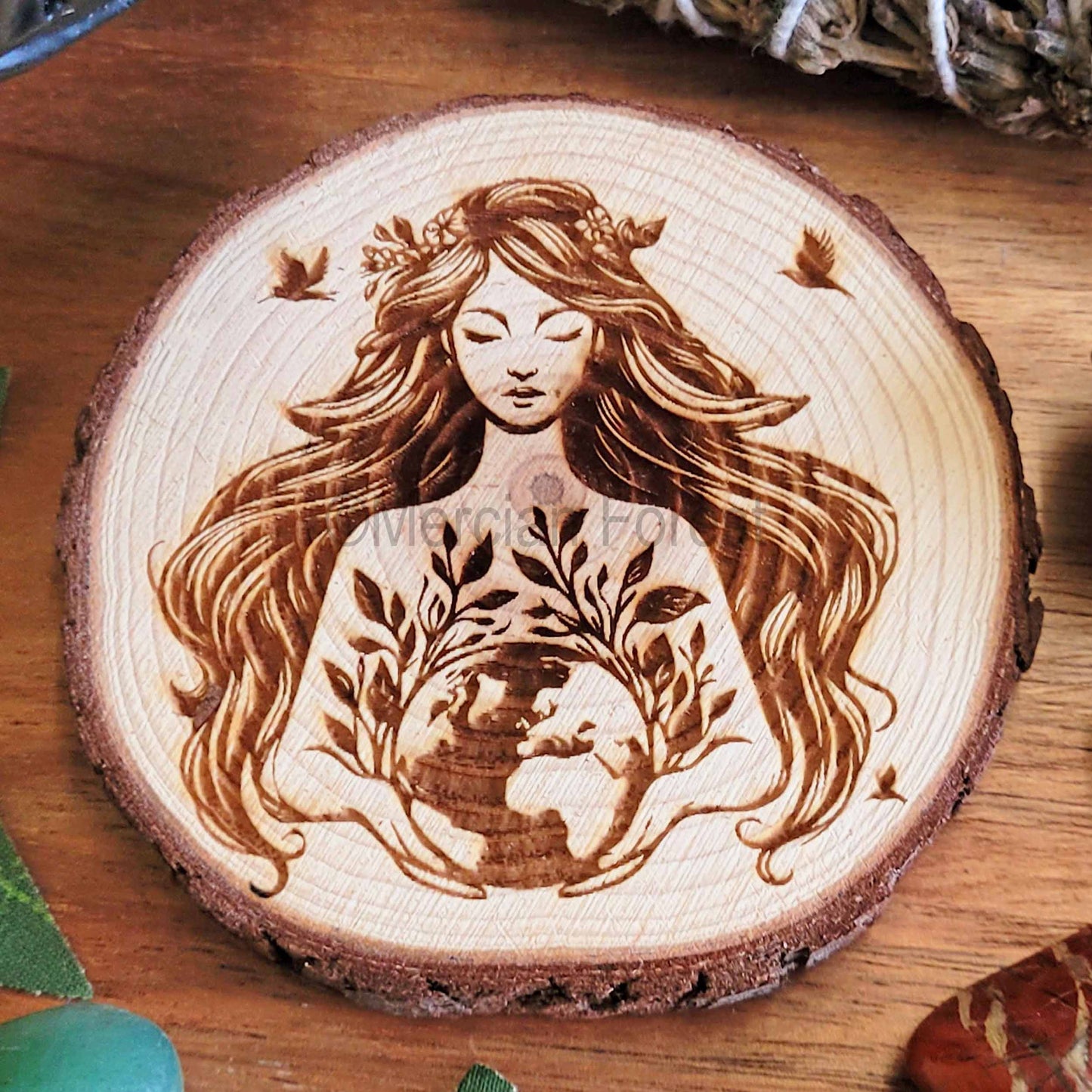 Gaia Wooden Altar Tile