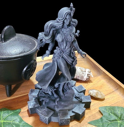 Gaia Statue Figurine in Stone Effect