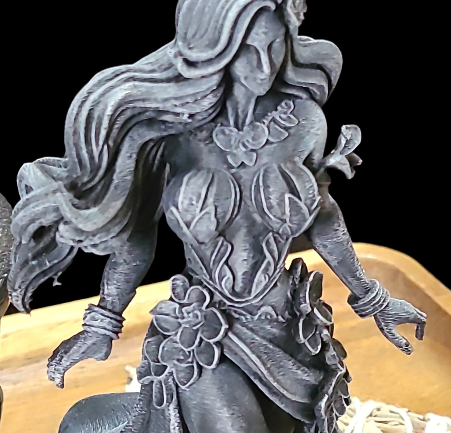 Gaia Statue Figurine in Stone Effect