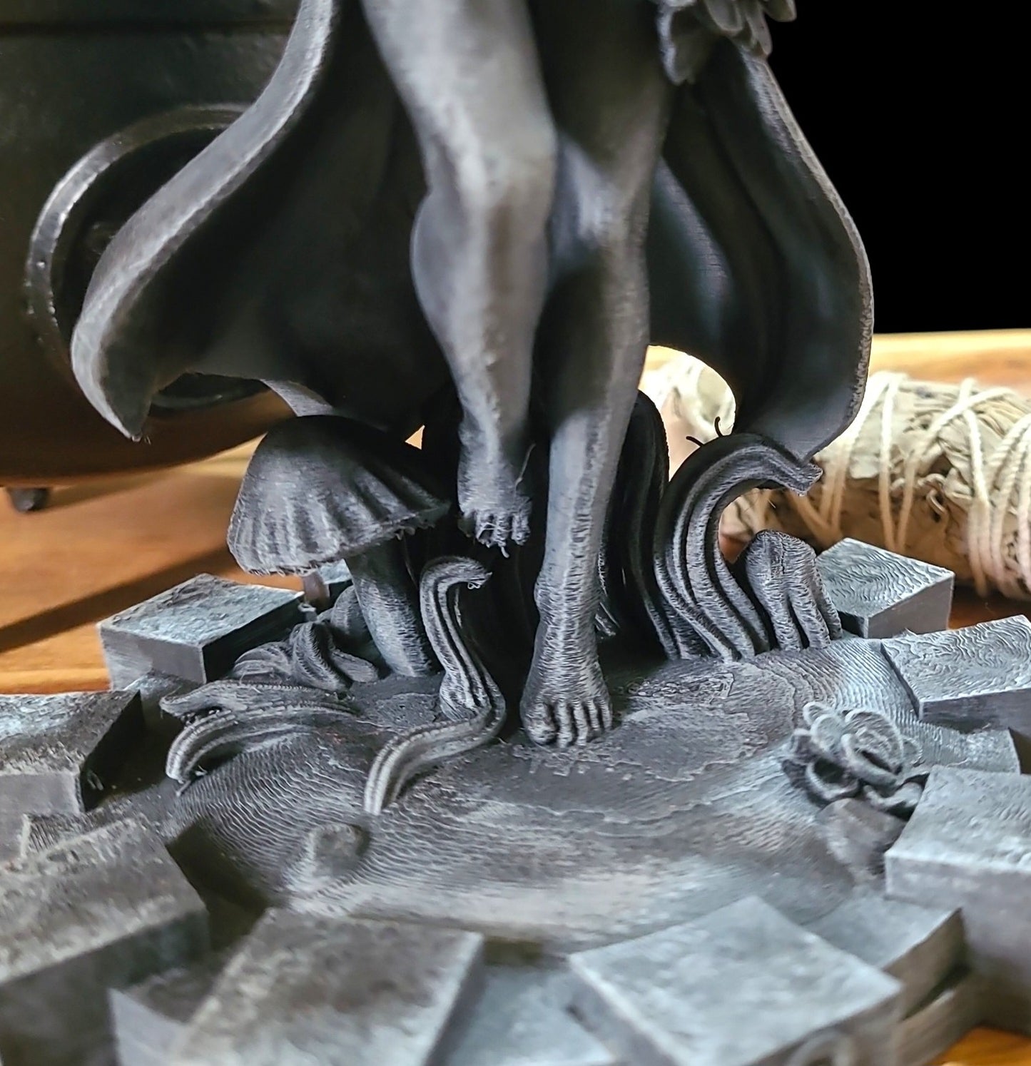 Gaia Statue Figurine in Stone Effect