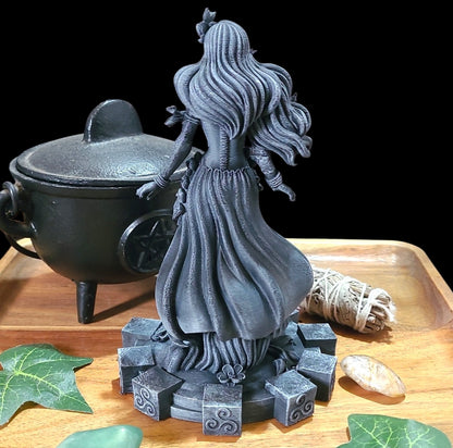Gaia Statue Figurine in Stone Effect