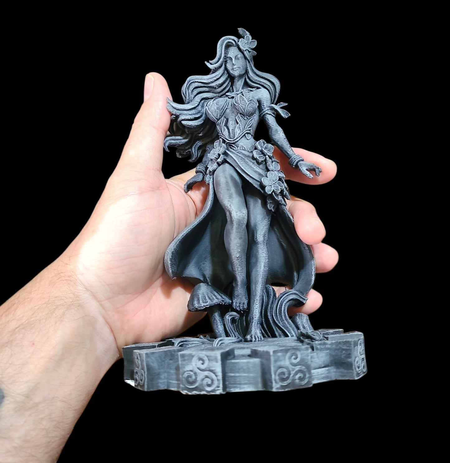 Gaia Statue Figurine in Stone Effect