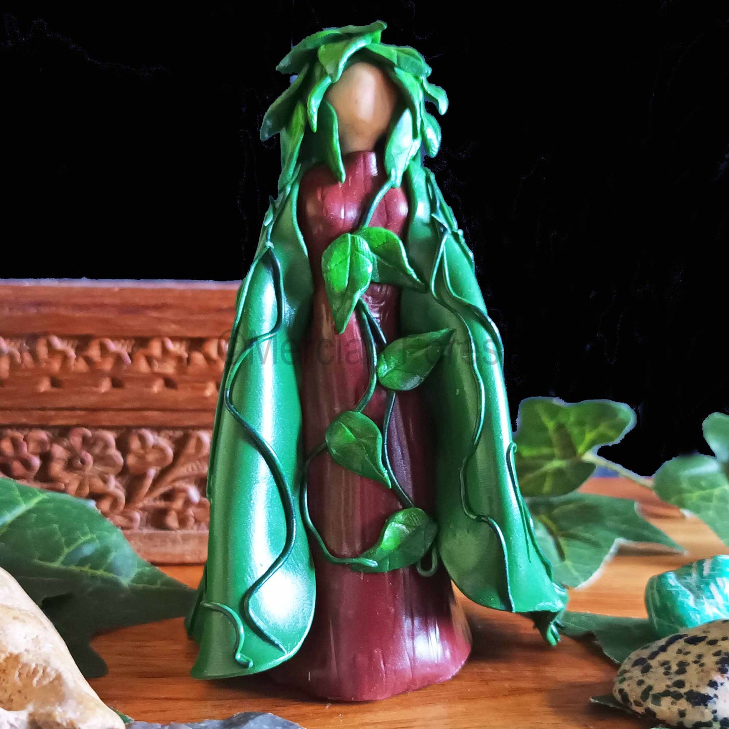 Gaia Dryad Goddess Mini Statue or Figurine