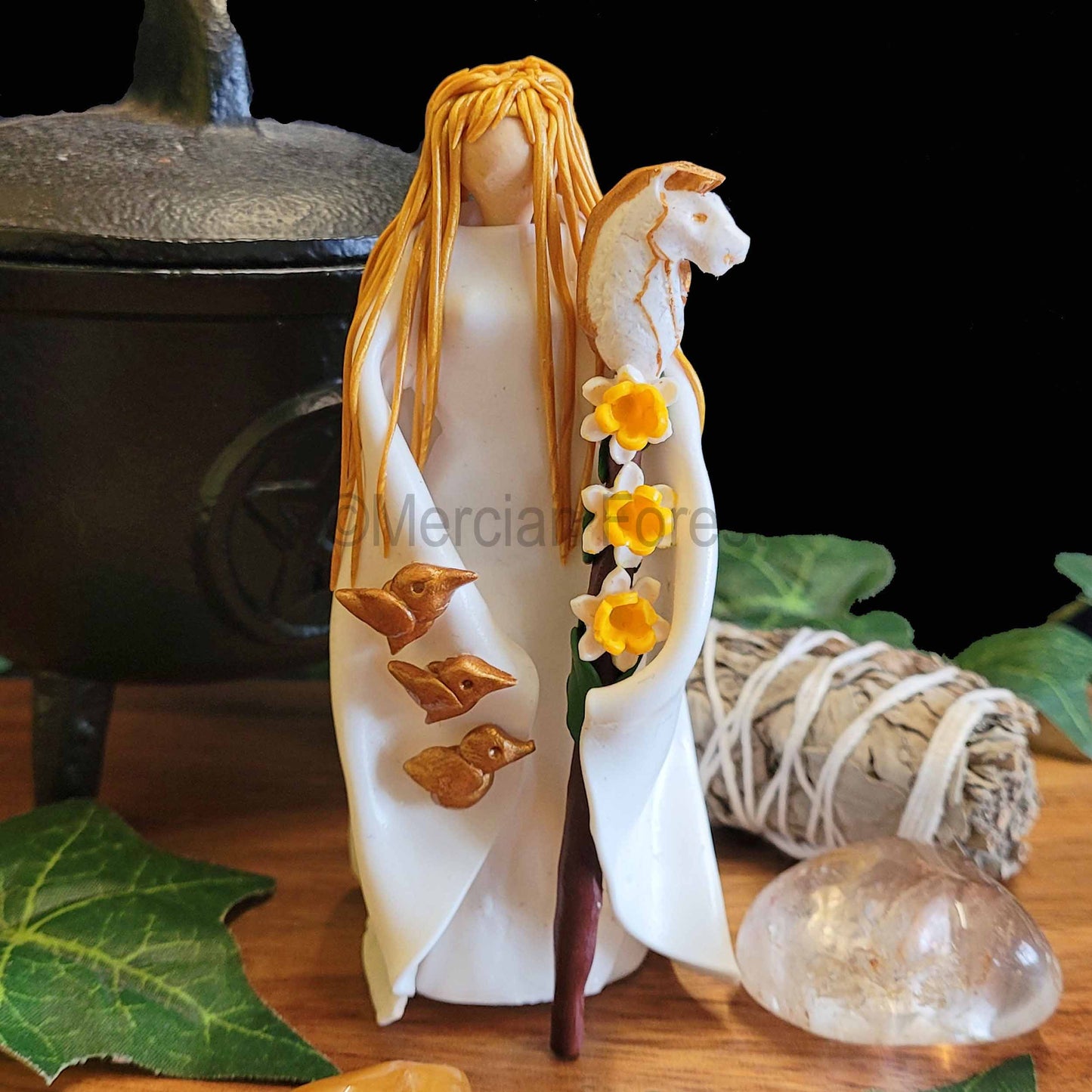 Rhiannon Goddess Mini Statue or Figurine