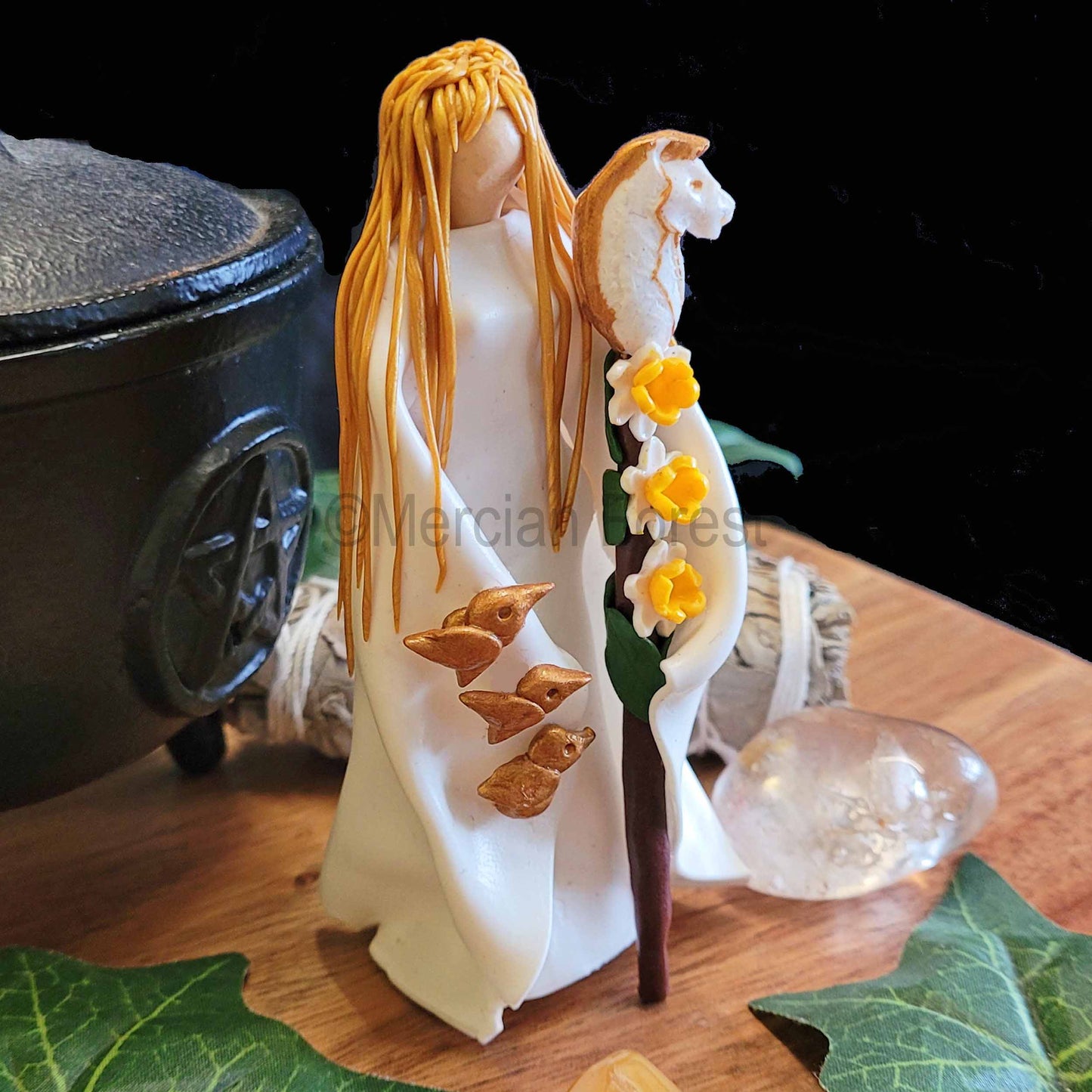 Rhiannon Goddess Mini Statue or Figurine