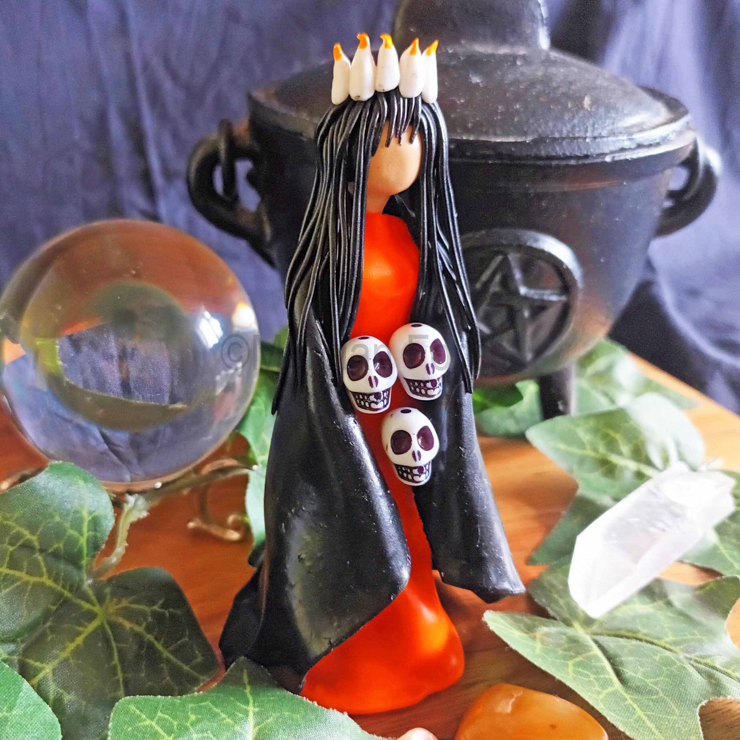 Samhain Goddess Mini Statue or Figurine