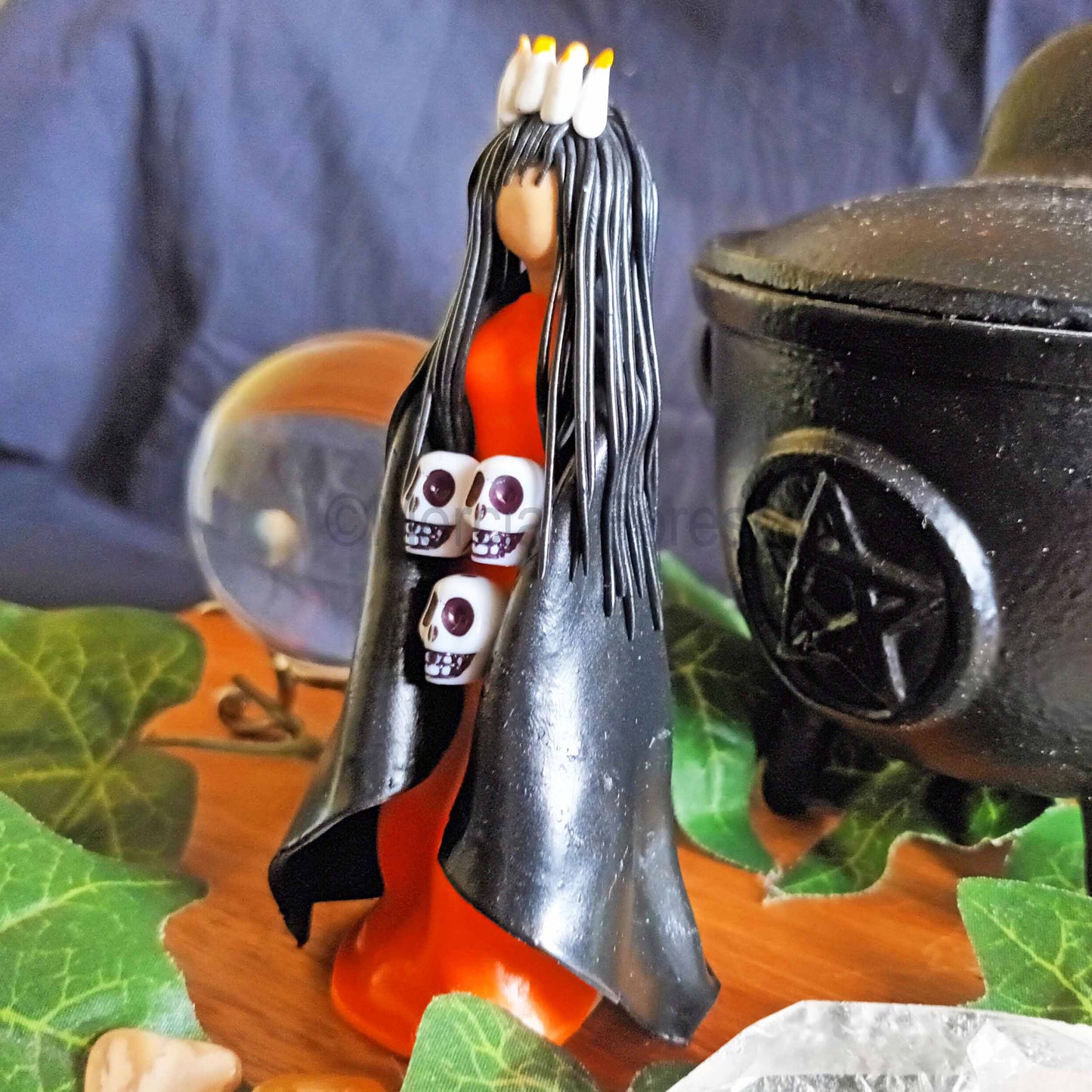 Samhain Goddess Mini Statue or Figurine