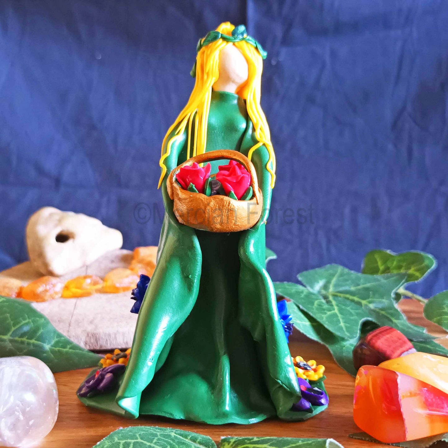 Summer Goddess Mini Statue or Figurine