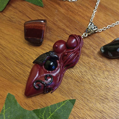 Morrigan Goddess Talisman Pendant Necklace