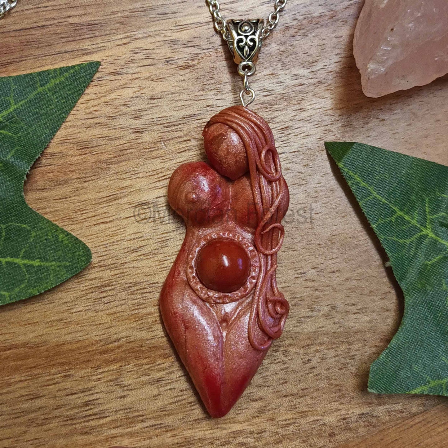 Tranquillity Goddess Amulet Pendant Necklace