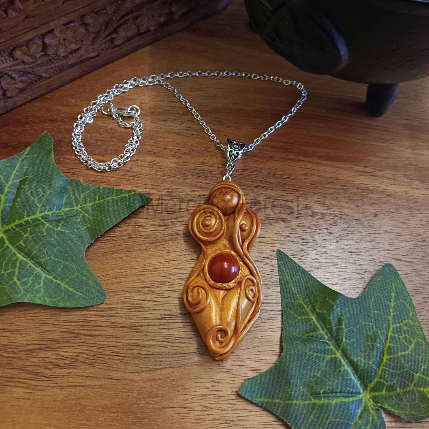 Sol Goddess Amulet Pendant Necklace