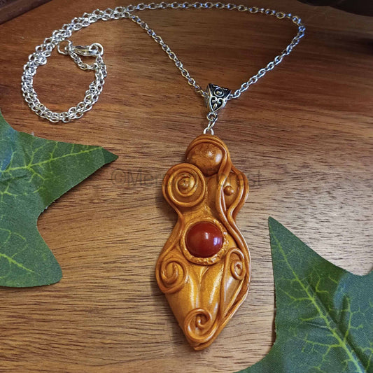 Sol Goddess Amulet Pendant Necklace