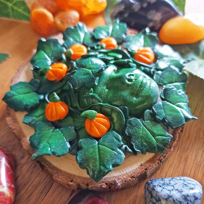 Samhain Greenwoman of Summers End Altar Tile