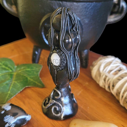 Hecate Goddess, Altar Goddess Figurine Mini Statue