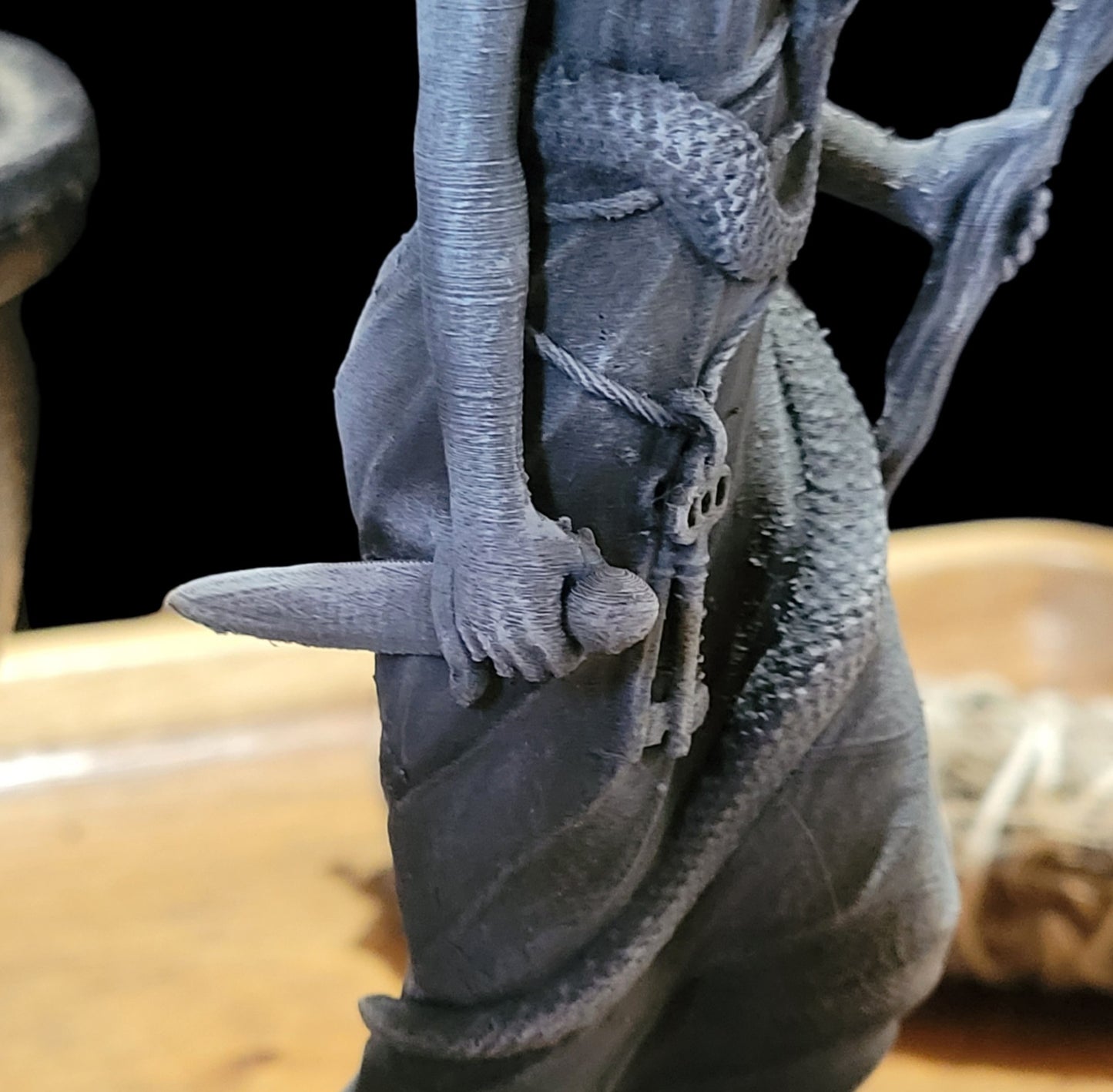 Hecate Statue Figurine in Stone Effect