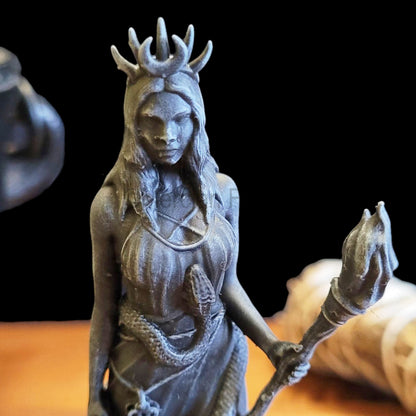 Hecate Statue, Hekate Figurine, Greek Goddess Resin Sculpture