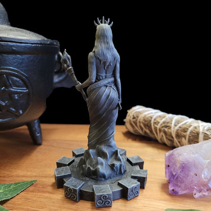 Hecate Statue, Hekate Figurine, Greek Goddess Resin Sculpture