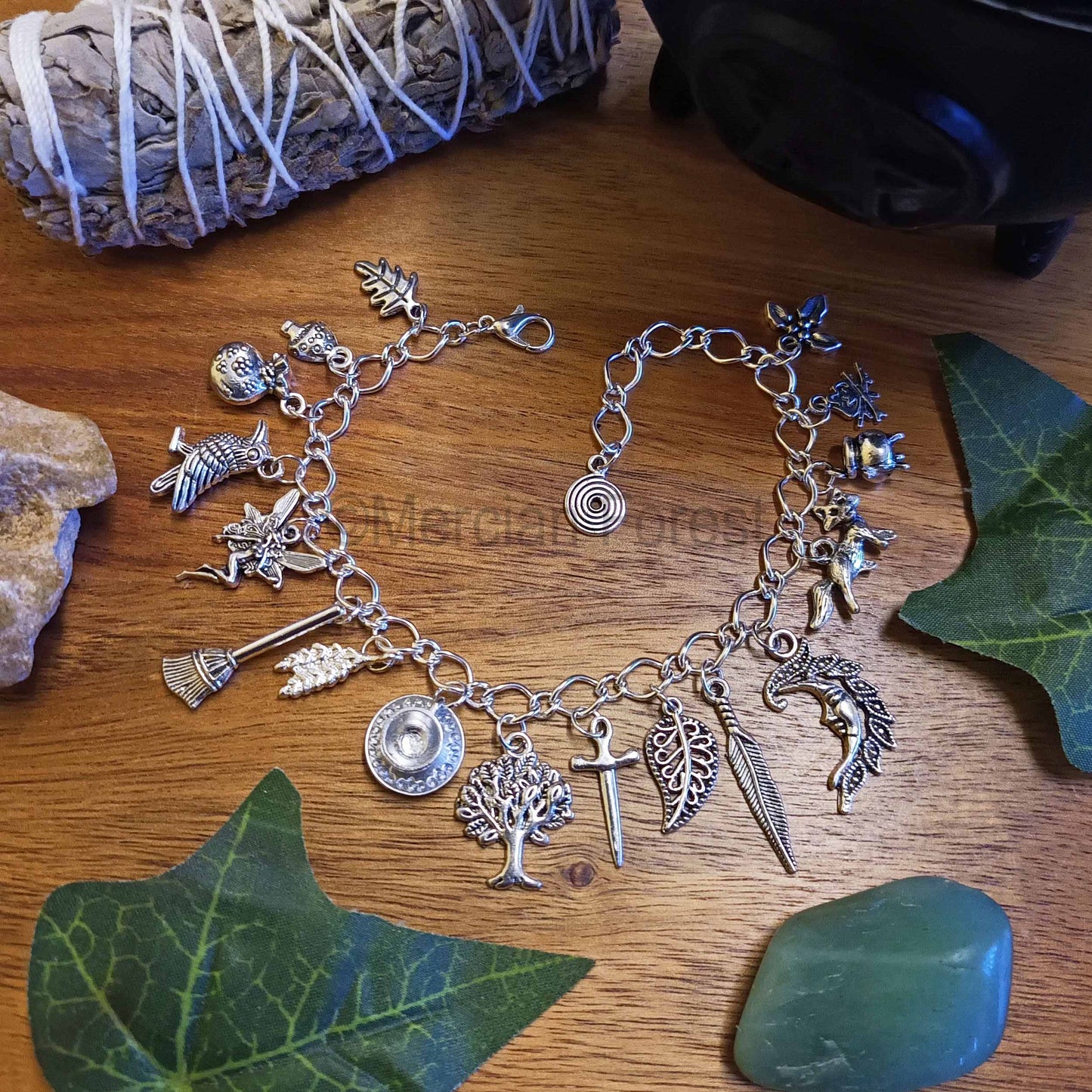 Hedge Witch Charm Bracelet