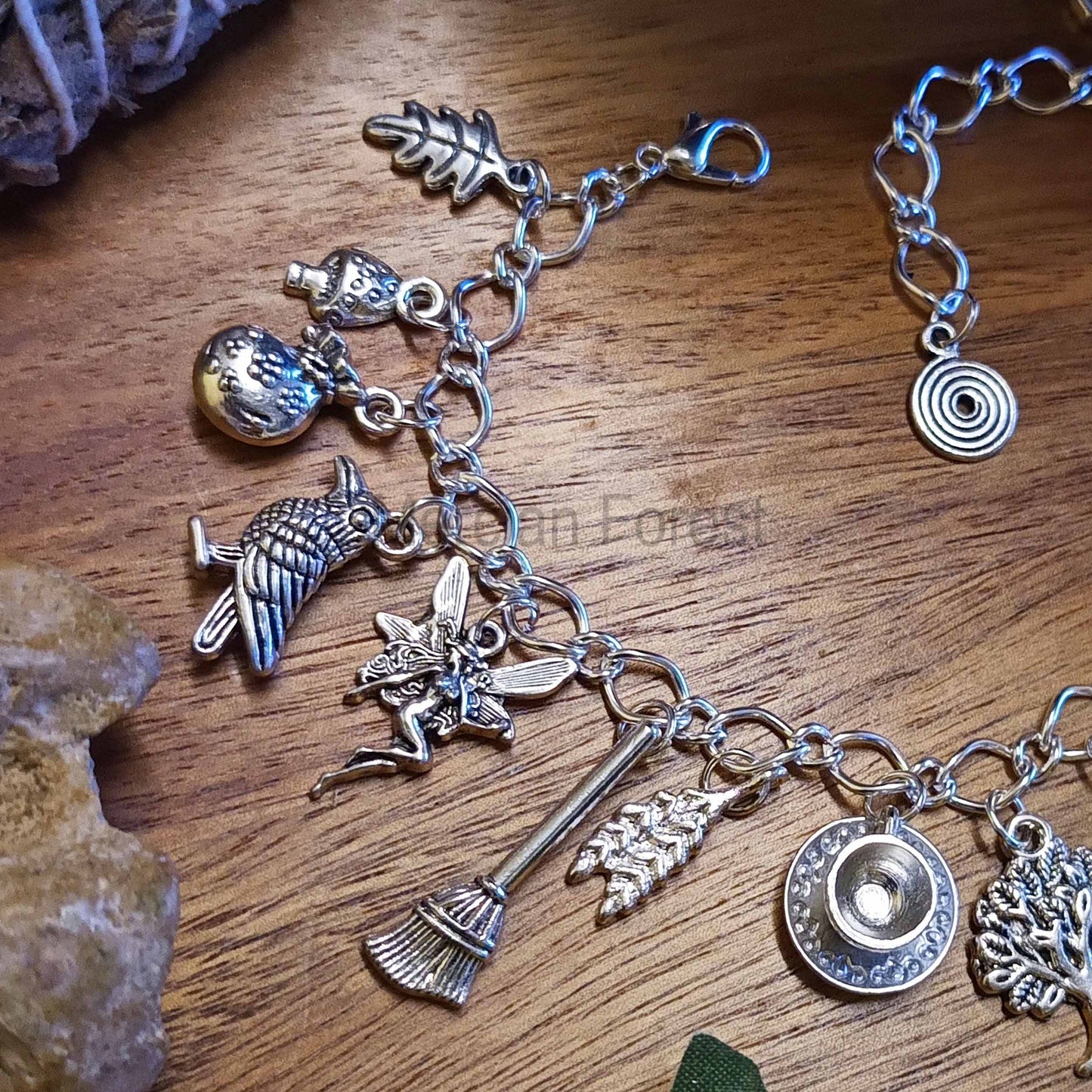 Hedge Witch Charm Bracelet