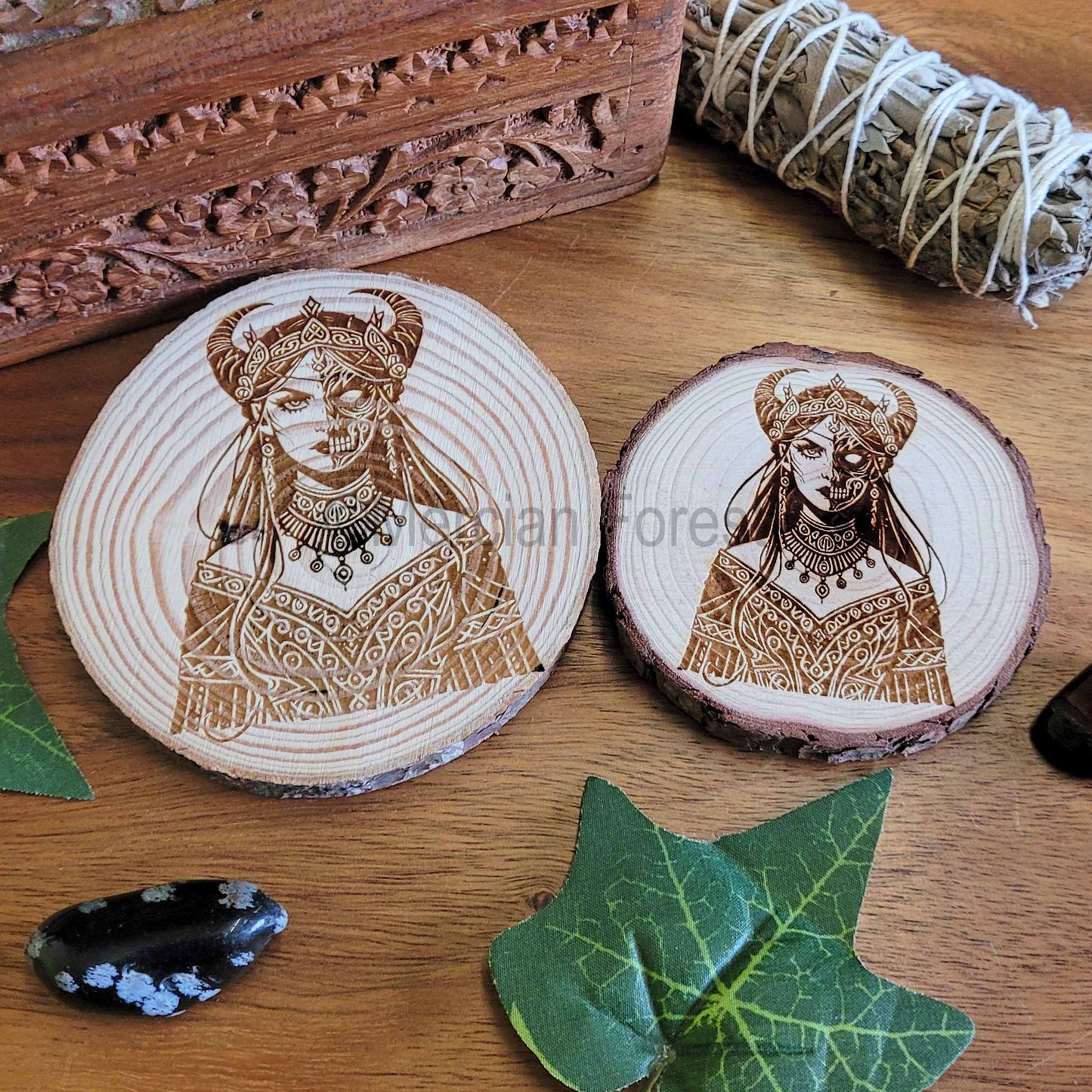 Hel Wooden Altar Tile