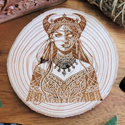 Hel Wooden Altar Tile