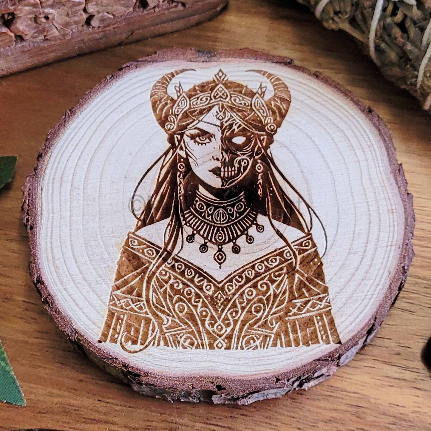 Hel Wooden Altar Tile