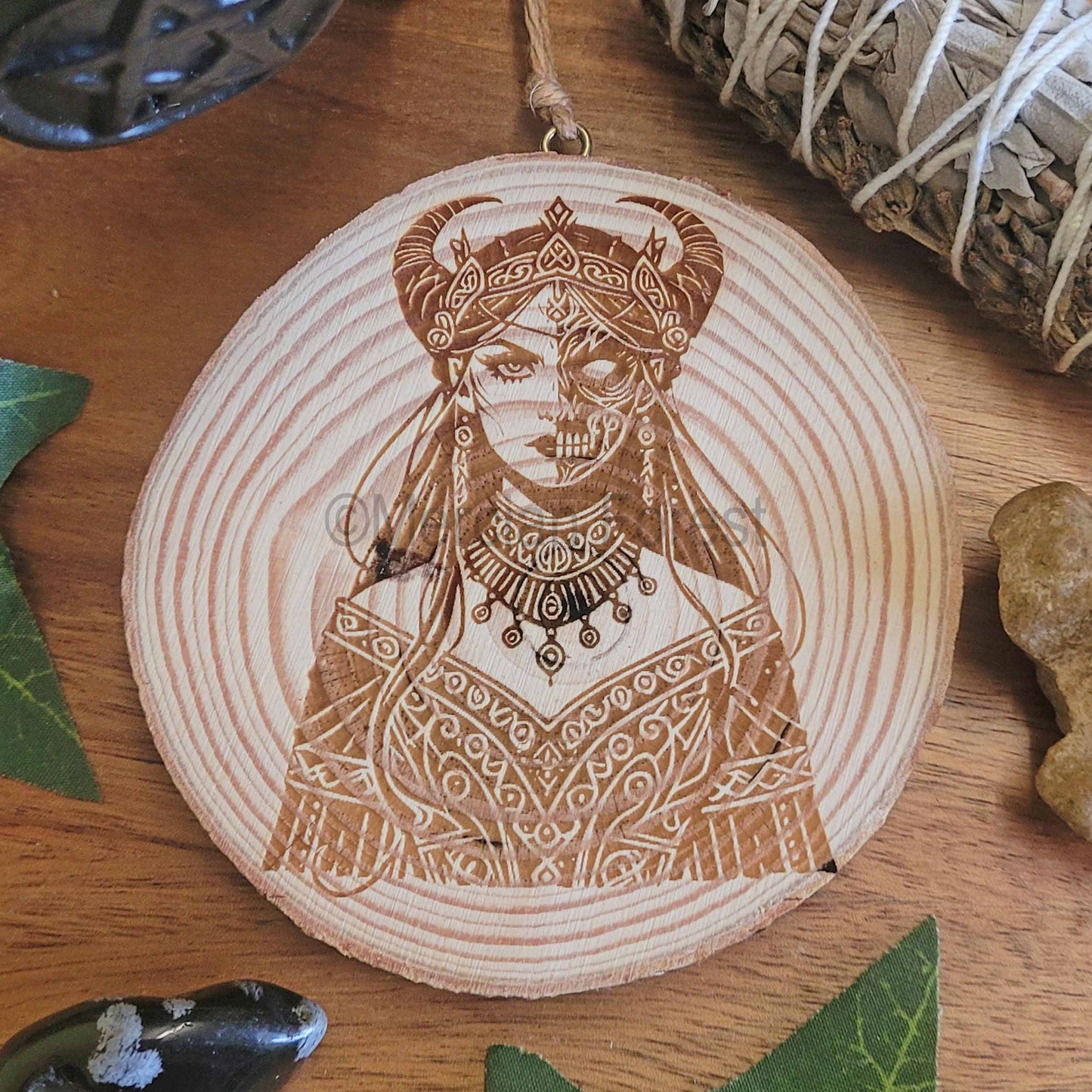 Hel Wooden Wall Hanging