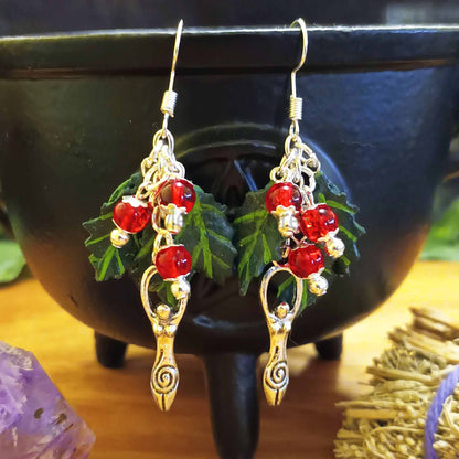 Holly Goddess Earrings