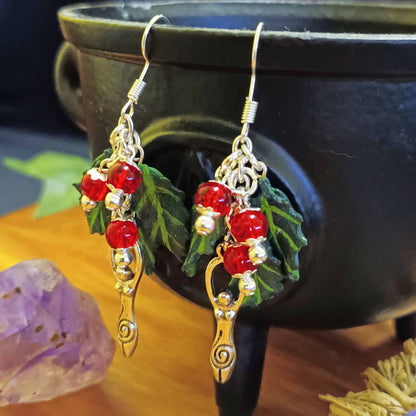 Holly Goddess Earrings