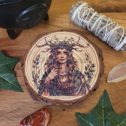 Elen of the Ways Altar Tile in Colour