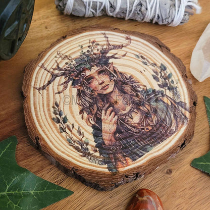 Elen of the Ways Altar Tile in Colour