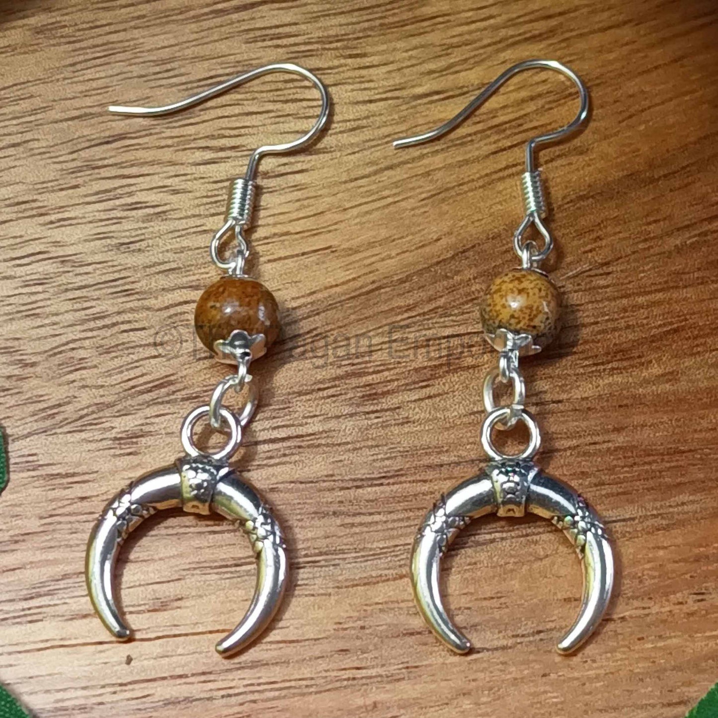 Horn Torque Style Earrings