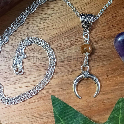 Horn Torque Style Necklace