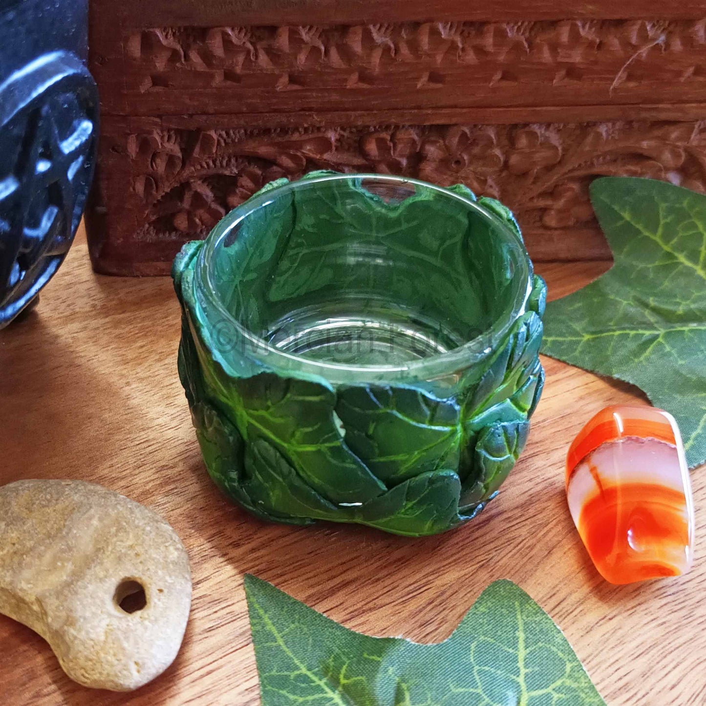 Ivy Altar Candle Tealight Holder