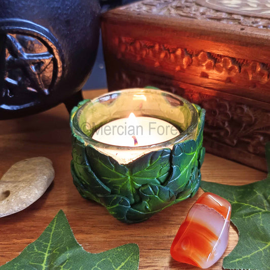 Ivy Altar Candle Tealight Holder