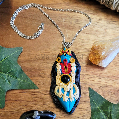 Hindu Goddess Kali Amulet Pendant Necklace