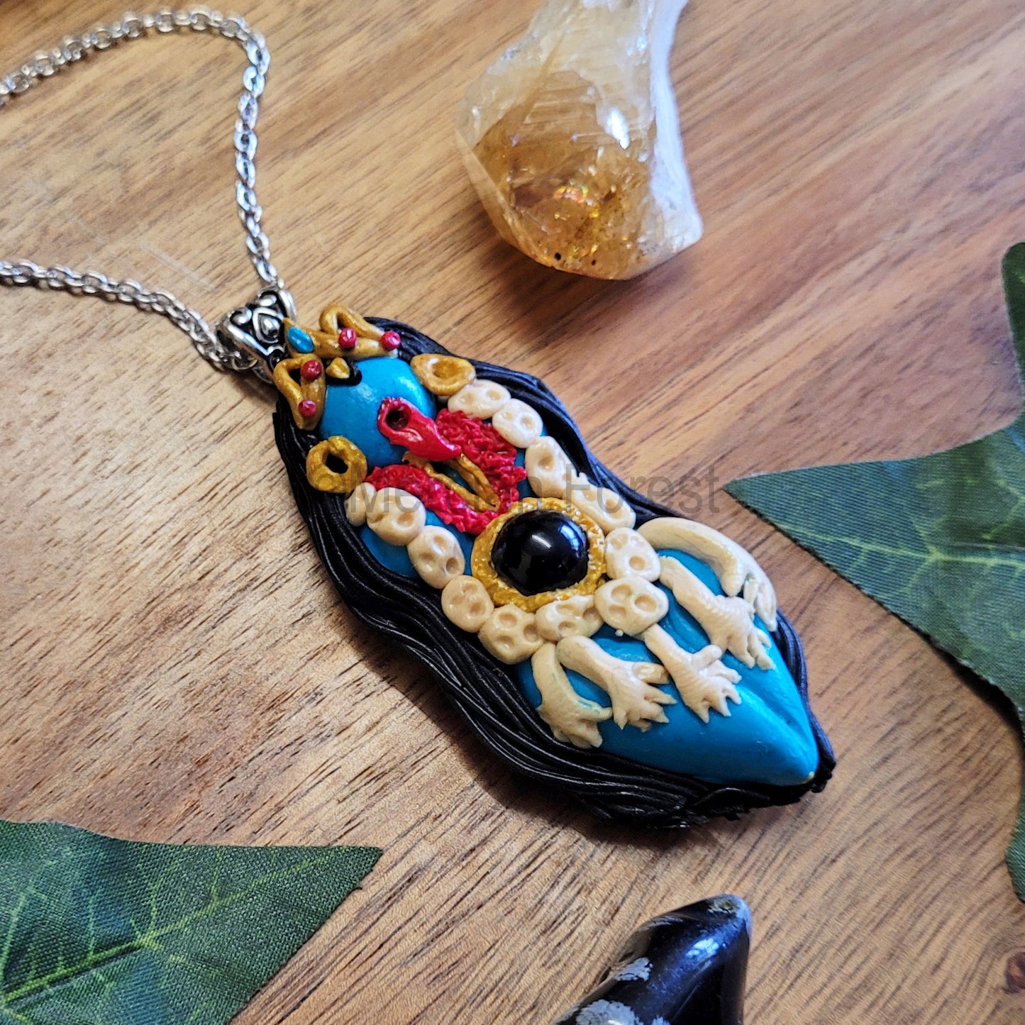 Hindu Goddess Kali Amulet Pendant Necklace