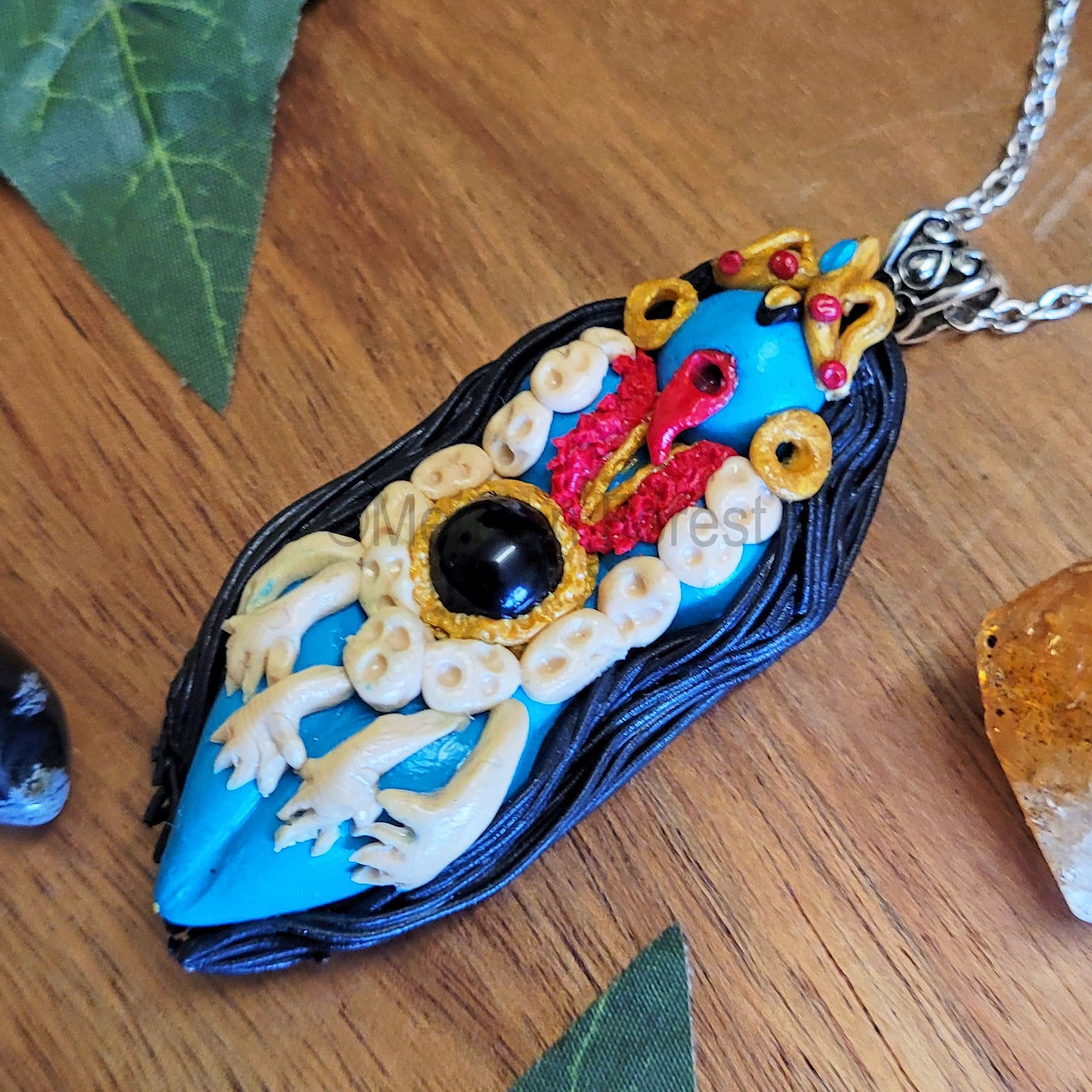 Hindu Goddess Kali Amulet Pendant Necklace