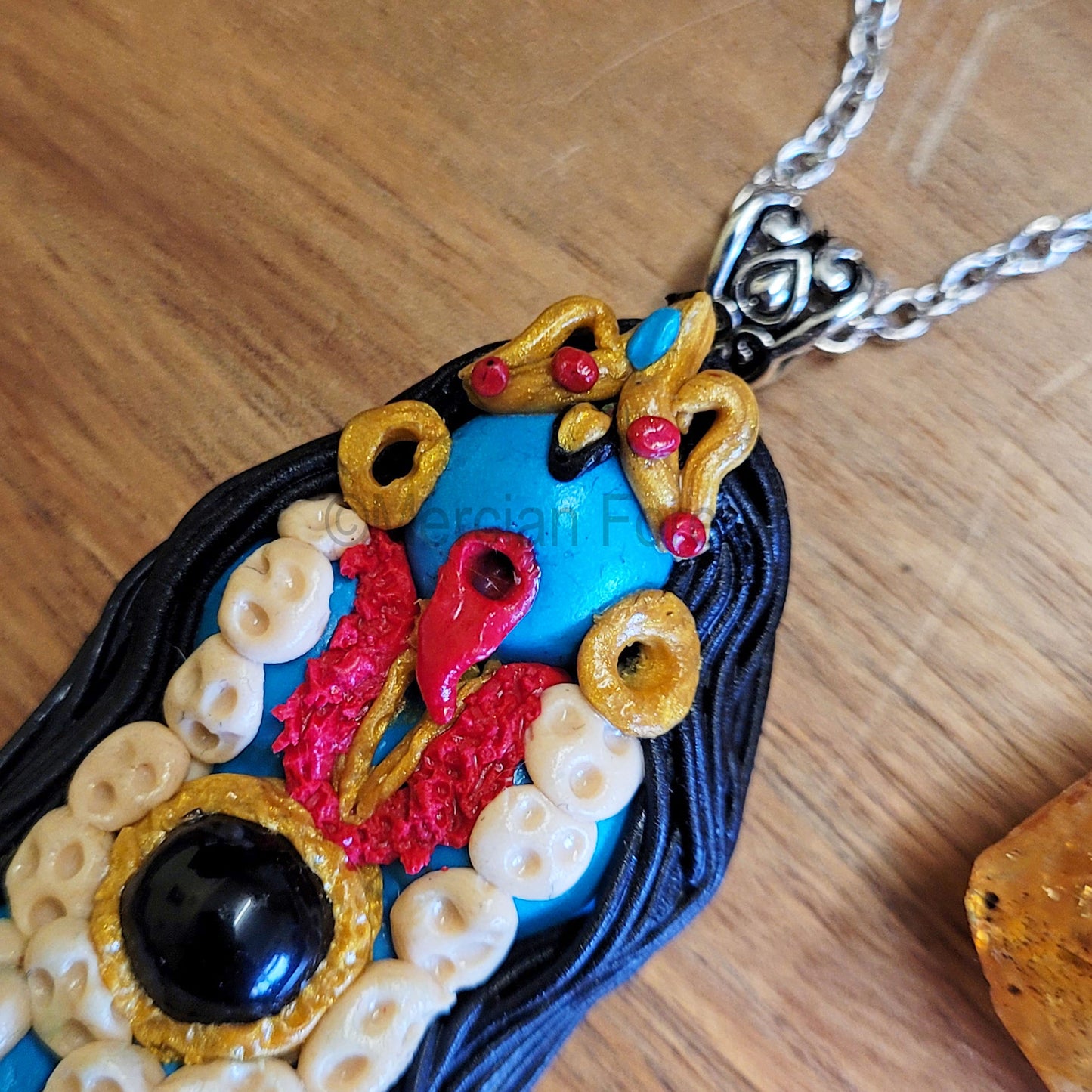 Hindu Goddess Kali Amulet Pendant Necklace