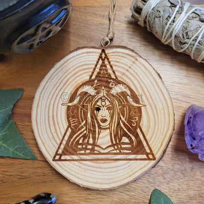 Lilith Wooden Wall Hanging