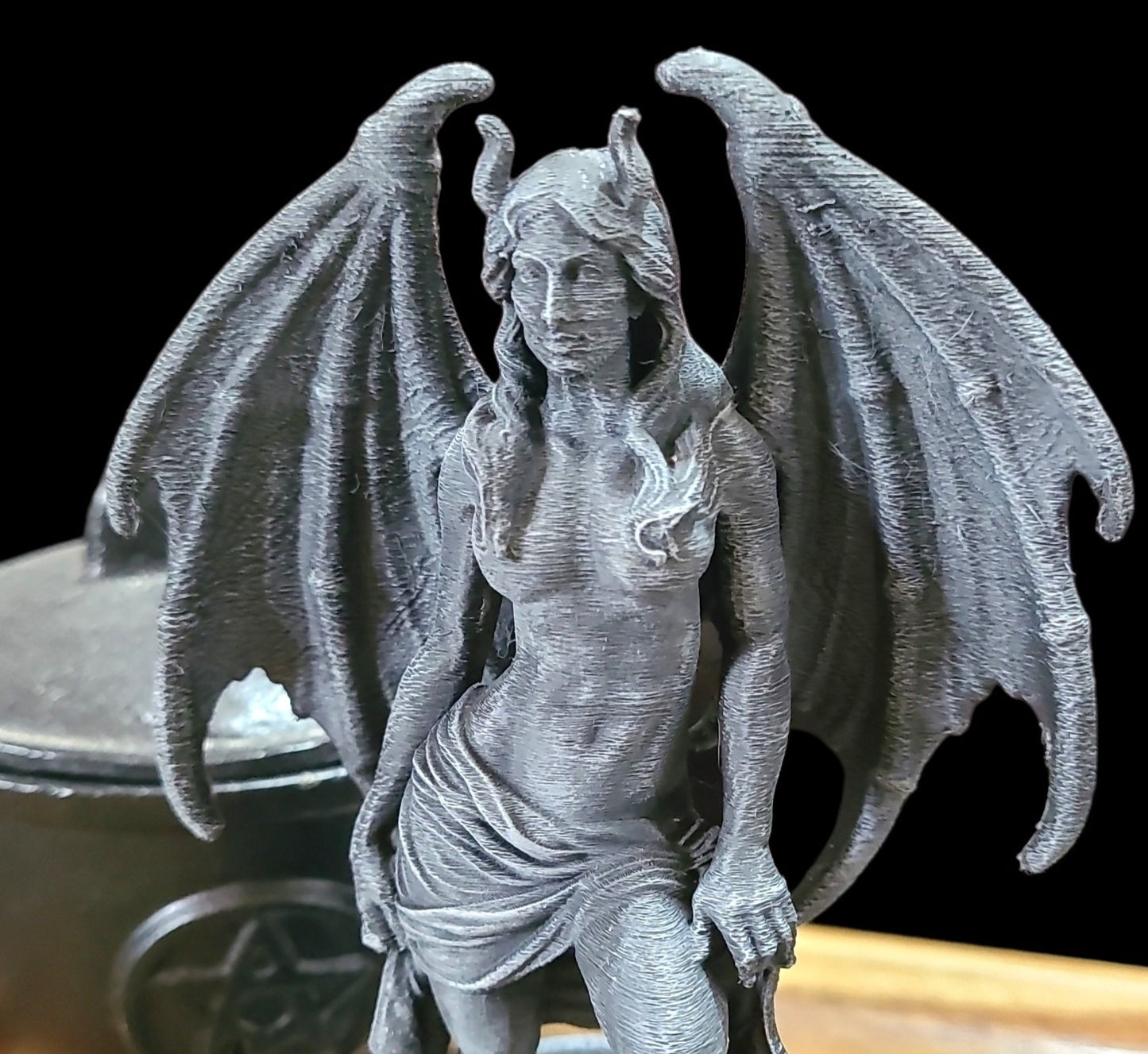 Lilith Statue Figurine in Stone Effect
