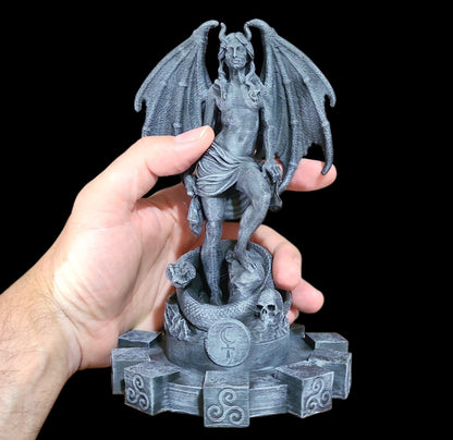 Lilith Statue Figurine in Stone Effect