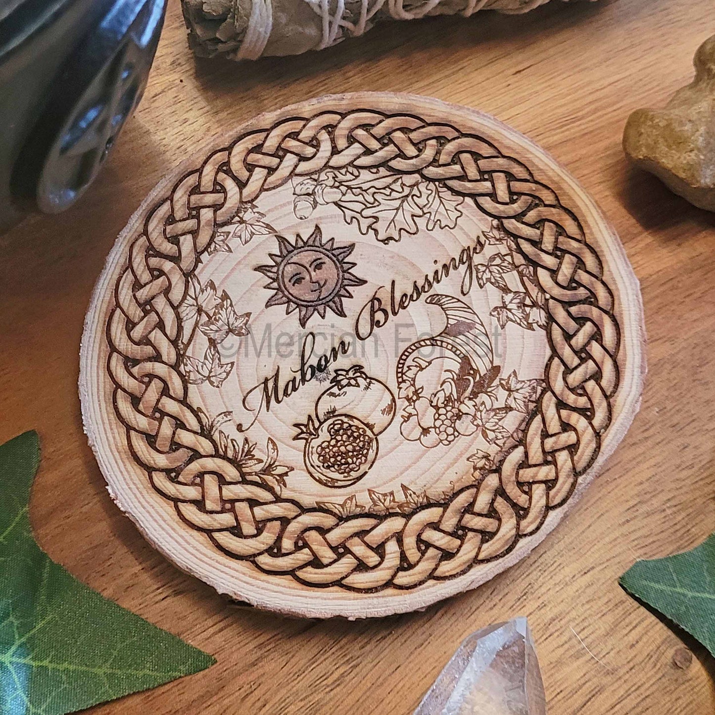 Mabon Blessings Altar Tile