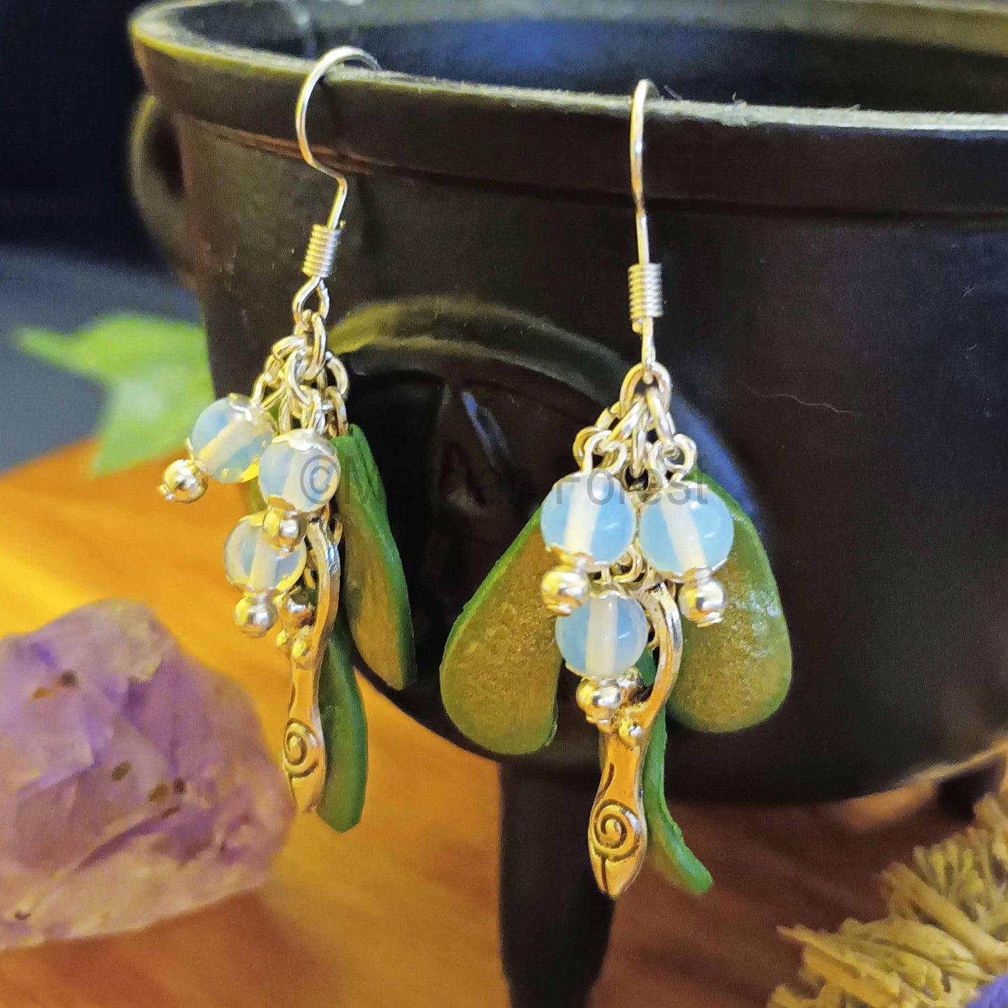 Mistletoe Goddess Earrings