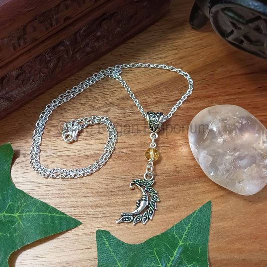 Moon Pendant Necklace