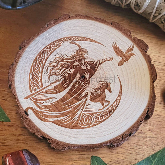 Morrigan Wooden Altar Tile