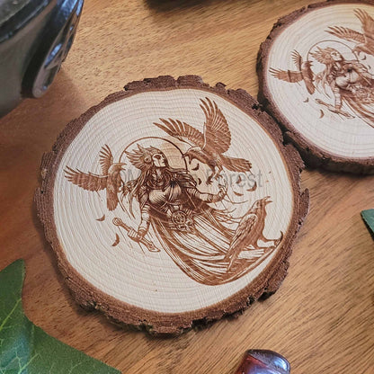 Morrigan Wooden Altar Tile