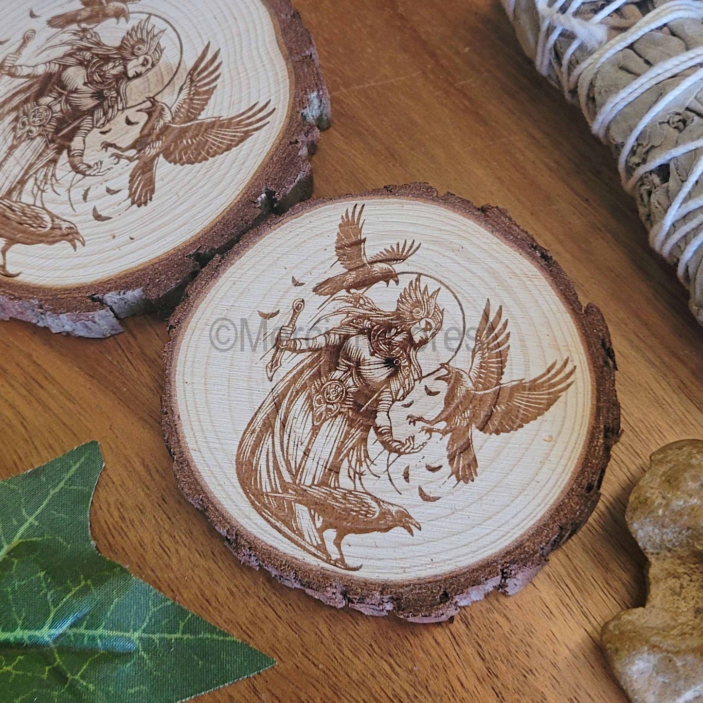 Morrigan Wooden Altar Tile